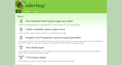 Desktop Screenshot of coderbug.rs
